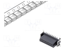 Connector: PCB to PCB; female; PIN: 16; 1.27mm; -55÷125°C; UL94V-0