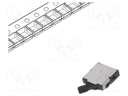 Switch: detecting; Pos: 2; SPST; 0.01A/5VDC; Leads: for PCB; 500mΩ