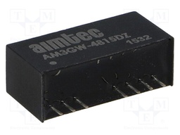 Converter: DC/DC; 3W; Uin: 18÷75V; Uout: 15VDC; Uout2: -15VDC; SIP9
