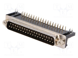 D-Sub; PIN: 37; socket; male; 9,4mm standard; Locking: screws; THT
