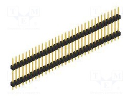 Connector: pin strips; pin header; male; PIN: 33; 2.54mm; THT; 1x33