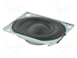 Loudspeaker; miniature; 2W; 8Ω; 27x20x5.9mm; 20kHz; fabric