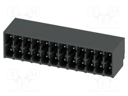 PCB headers, nominal cross section: 1.5 mm?, color: black, n