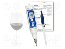 Meter: pH; LCD; 0÷14pH; IP67; Dim: 180x32x40mm; Temp: max.60°C