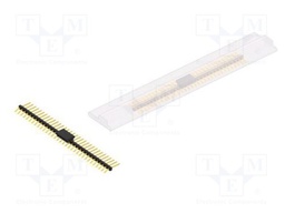 Connector: pin strips; pin header; male; PIN: 33; 2mm; SMT; 1x33