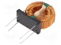 Inductor: wire; THT; 22mH; 3.3A; 100mΩ; 230VAC; 12.7x15mm; -20÷+50%