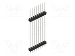 Connector: pin strips; pin header; male; PIN: 8; 2.54mm; THT; 1x8