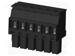 Connector: pluggable terminal block; plug; female; angled 90°