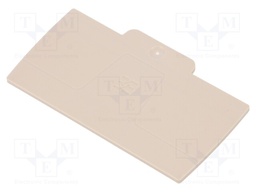 End plate; Application: A series; colourless