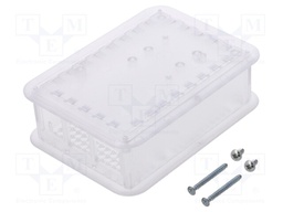 Enclosure: for computer; Raspberry Pi 4 B; semi-transparent