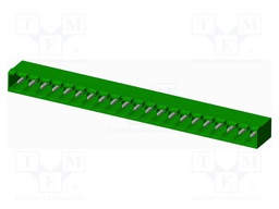Connector: pluggable terminal block; socket; male; angled 90°