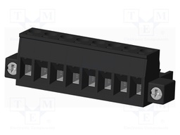 Connector: pluggable terminal block; plug; female; straight; 300V