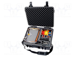 Hard carrying case; Colour: black; Mat: plastic; 1pcs.