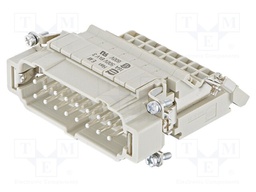 Han E AV 16 Pos. M Insert Term. Block Ri