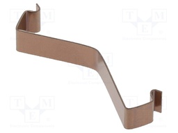 Natural; L: 37.3mm; H: 8.5mm; stainless steel