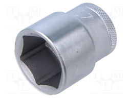 Wrench tip; 6-angles,socket spanner; 27mm; 1/2"; tool steel