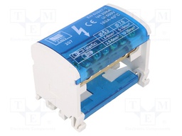 Splice terminal: distribution block; screw terminal; ways: 2