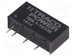 Converter: DC/DC; 1W; Uin: 10.8÷13.2V; Uout: 15VDC; Iout: 66mA; SIP7