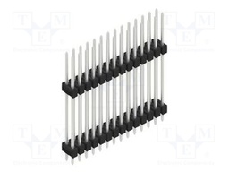 Connector: pin strips; pin header; male; PIN: 28; 2.54mm; THT; 2x14