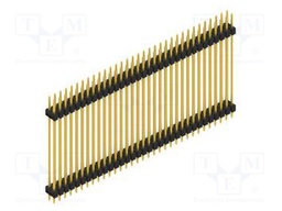 Connector: pin strips; pin header; male; PIN: 66; 2.54mm; THT; 2x33