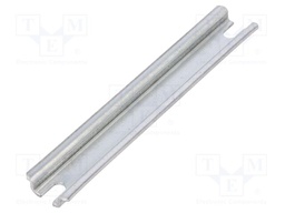 DIN rail; steel; W: 15mm; L: 88mm; ALN061005; Plating: zinc