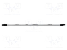 Interchangeable blade; Torx®; double-sided; TX09,TX10; 120mm