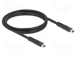 Cable; mini DisplayPort plug,both sides; DisplayPort 2.1; black