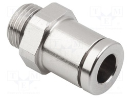 Straight push-in fitting; Mounting: G1/8-AG; Man.series: STV-GE