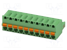 PCB connector, nominal cross section: 2.5 mm?, color: green,