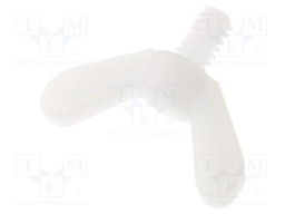 Screw; Head: wing; polyamide; 6.35mm