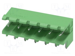 PCB headers, nominal cross section: 2.5 mm?, color: green, n