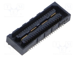 Connector: PCB to PCB; female; PIN: 40; 0.8mm; QSE; gold-plated; SMT