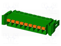 Connector: pluggable terminal block; plug; female; straight; 12A