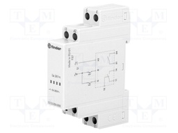 Relay: installation; bistable; SPDT + NO; 24VAC; Ucoil: 24VDC; 8A