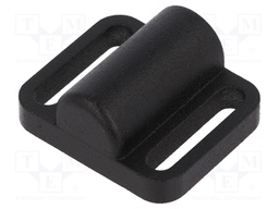 Locator; for spring latches; W: 38mm; Mat: zinc alloy; Øhole: 10mm