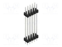 Connector: pin strips; pin header; male; PIN: 10; 2.54mm; THT; 2x5