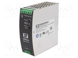 AC/DC DIN Rail Power Supply (PSU), ITE, 1 Output, 240 W, 24 V, 10 A