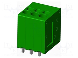 Connector: PCB terminal block; terminal; Plating: tinned; on PCBs