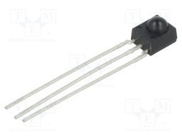 Integrated IR receiver; 38kHz; 2.7÷5.5V; 45°; 940nm; 0.35÷0.7mA