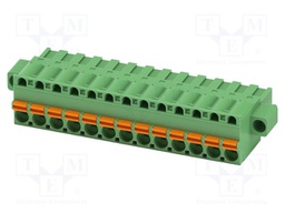 PCB connector, nominal cross section: 2.5 mm?, color: green,
