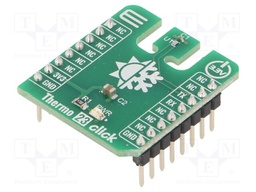 Click board; temperature sensor; UART; TMP144; prototype board
