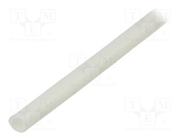 Insulating tube; Mat: glass fibre coated  with silicone rubber