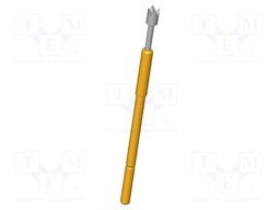 Test needle; Operational spring compression: 4mm; 5A; Ø: 2mm; 5N