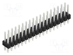Connector: pin strips; pin header; male; PIN: 36; 2.54mm; THT; 2x18