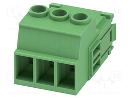 PCB connector, nominal cross section: 6 mm?, color: green, n