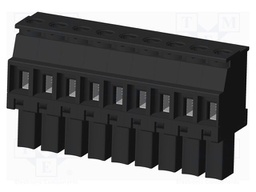 Connector: pluggable terminal block; plug; female; angled 90°