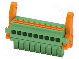 PCB connector, nominal cross section: 1.5 mm2, color: green,