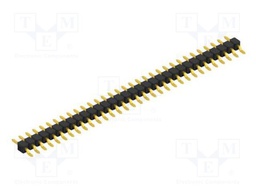 Connector: pin strips; pin header; male; PIN: 32; 2.54mm; SMT; 1x32