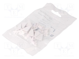 Cap for LED profiles; white; ABS; GEN2; Pcs: 20; CORNER10