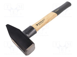 Hammer; 400mm; 2kg; wood (hikory); Conform to: DIN 1041